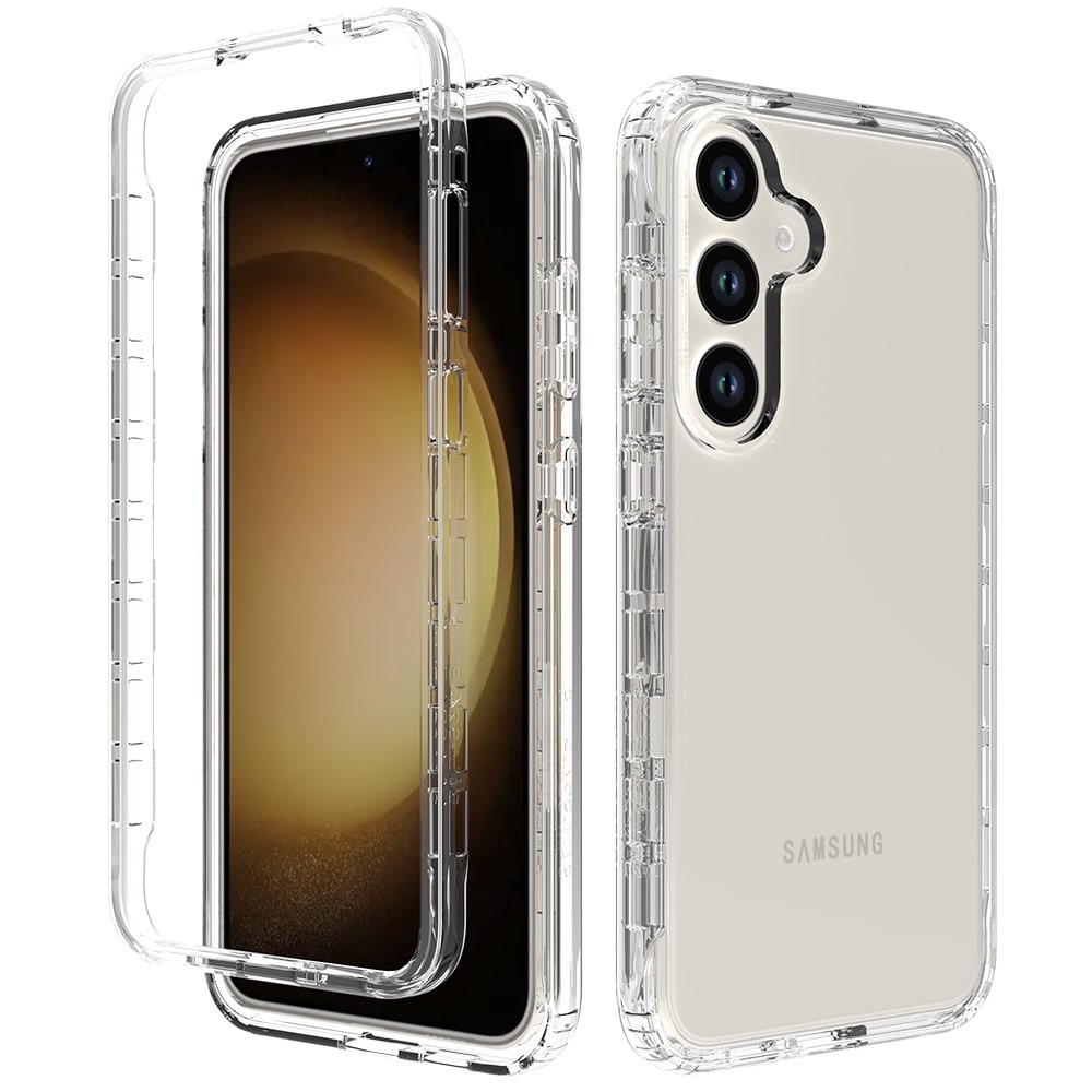 Funda con cobertura total Samsung Galaxy S24 Plus Transparente