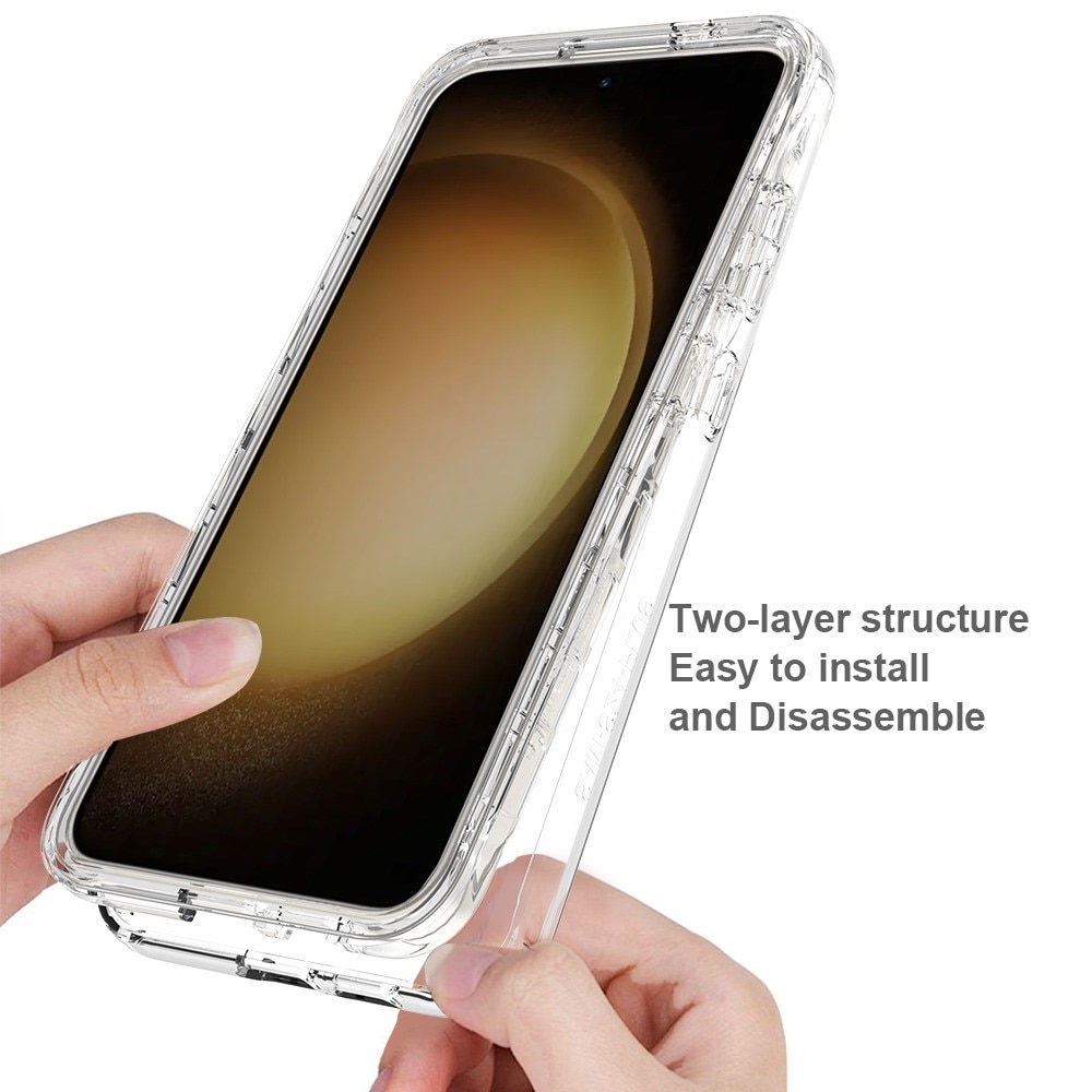 Funda con cobertura total Samsung Galaxy S24 Plus Transparente