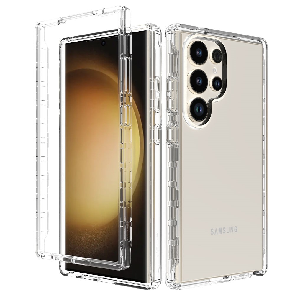 Funda con cobertura total Samsung Galaxy S24 Ultra Transparente