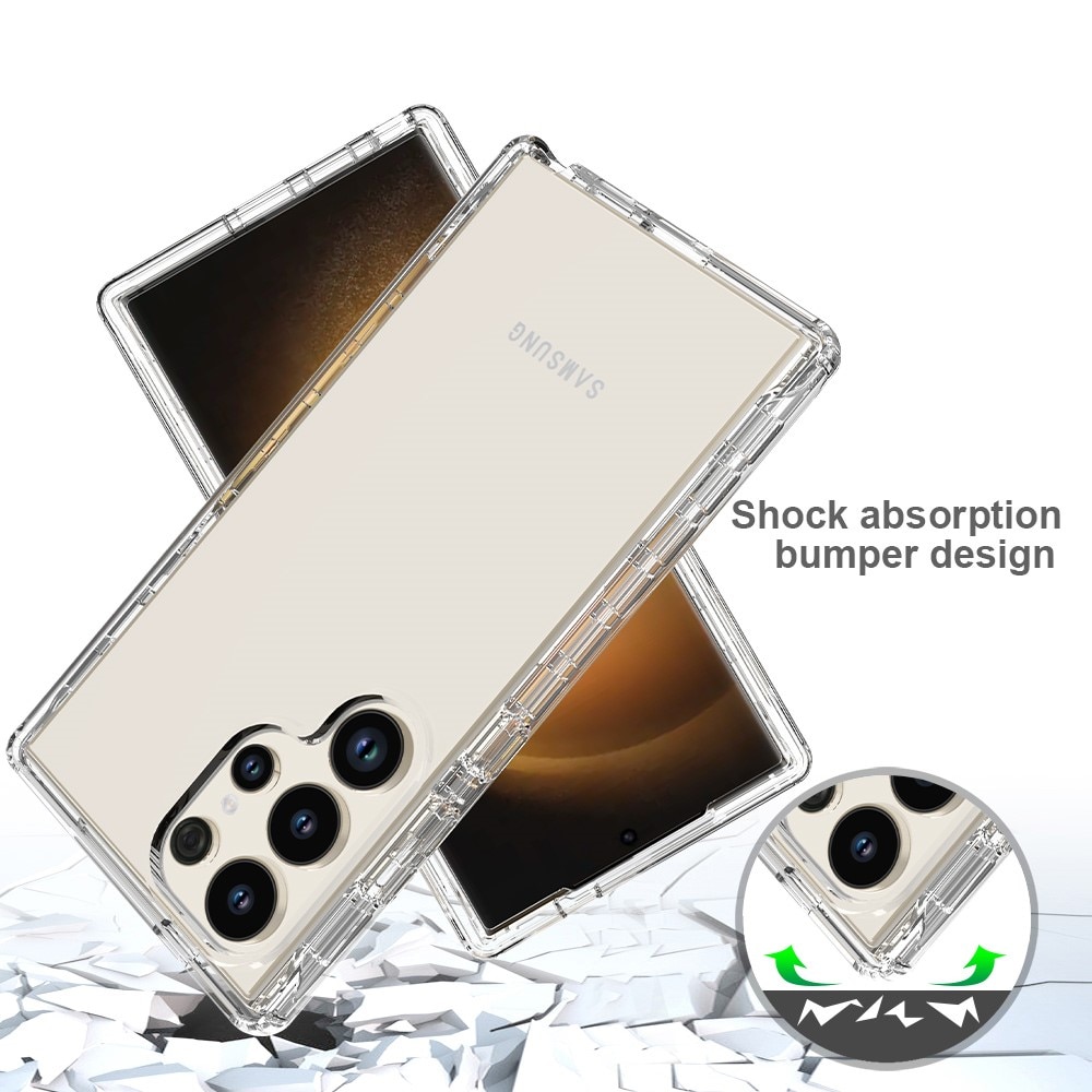 Funda con cobertura total Samsung Galaxy S24 Ultra transparente