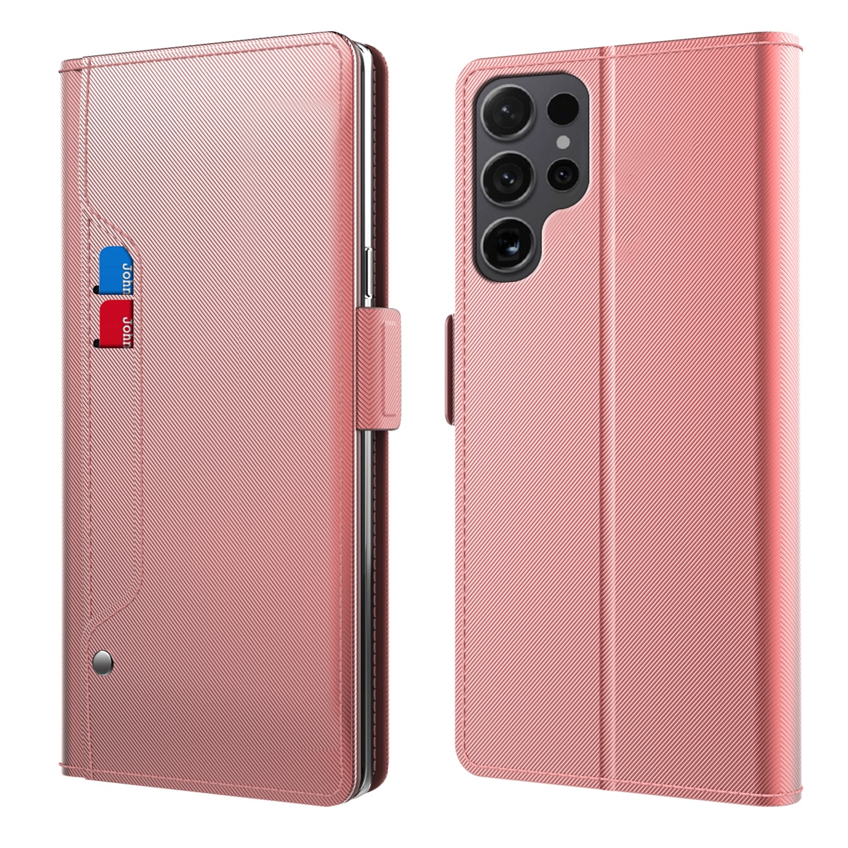 Funda con solapa Espejo Sony Xperia 10 VII oro rosado
