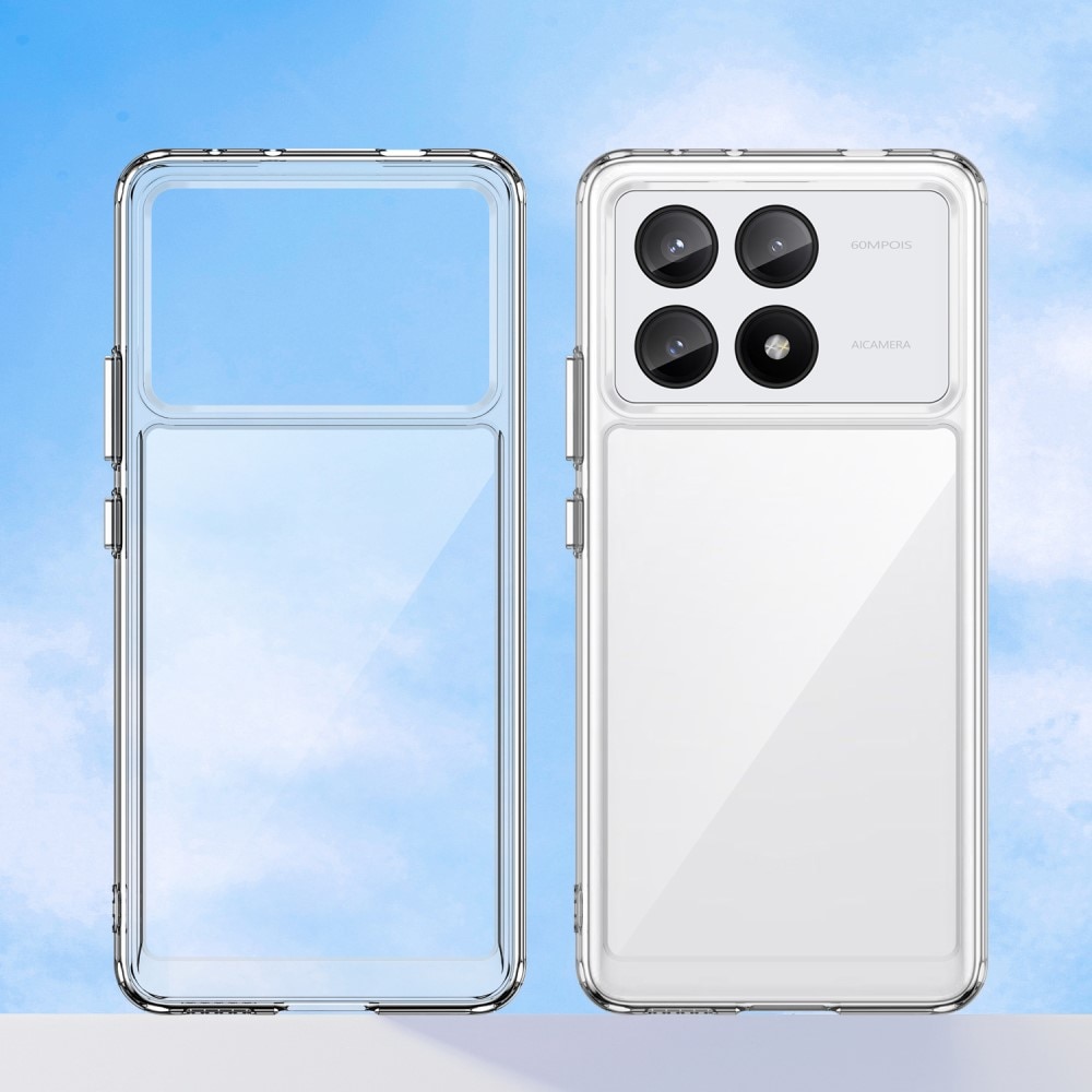 Funda híbrida para Xiaomi Poco X6 Pro transparente