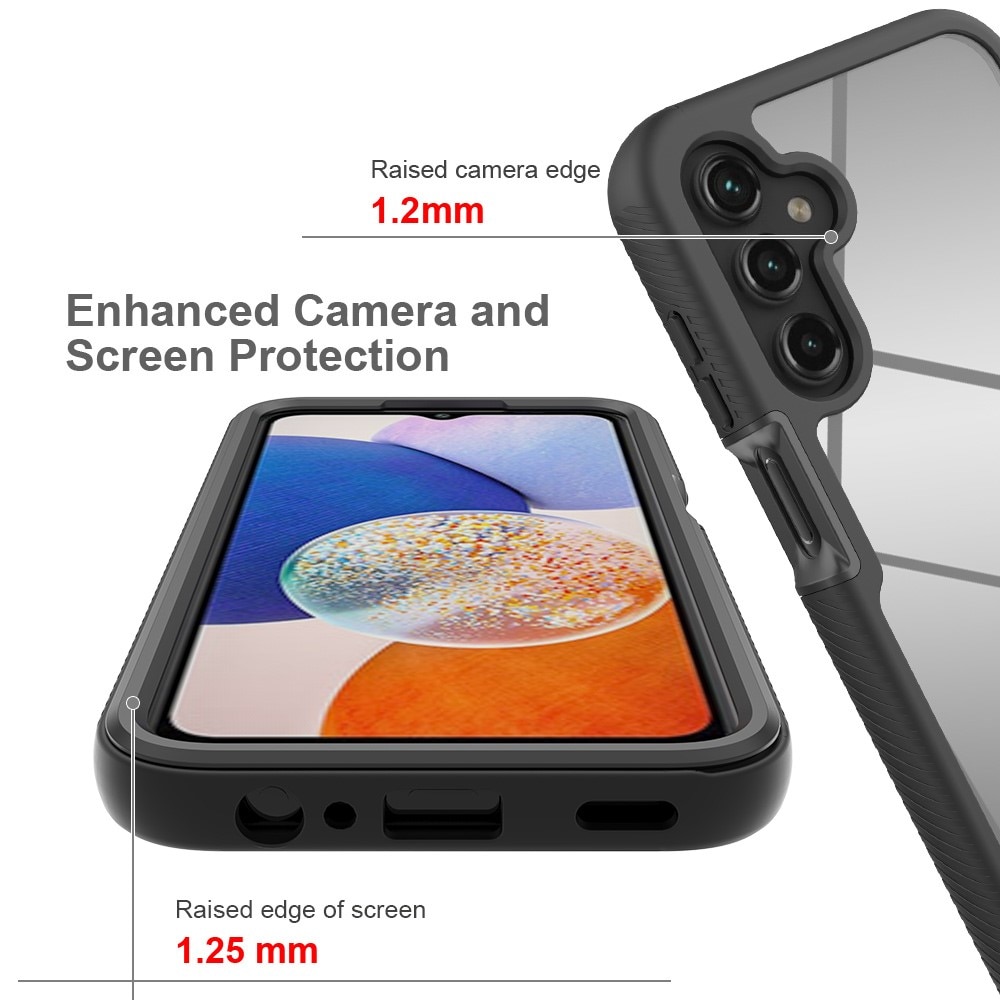 Funda con cobertura total Samsung Galaxy A15 Negro