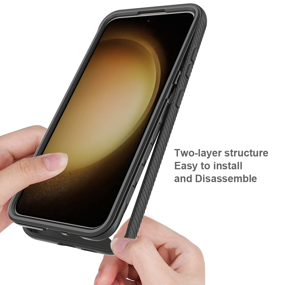 Funda con cobertura total Samsung Galaxy S24 Plus Negro