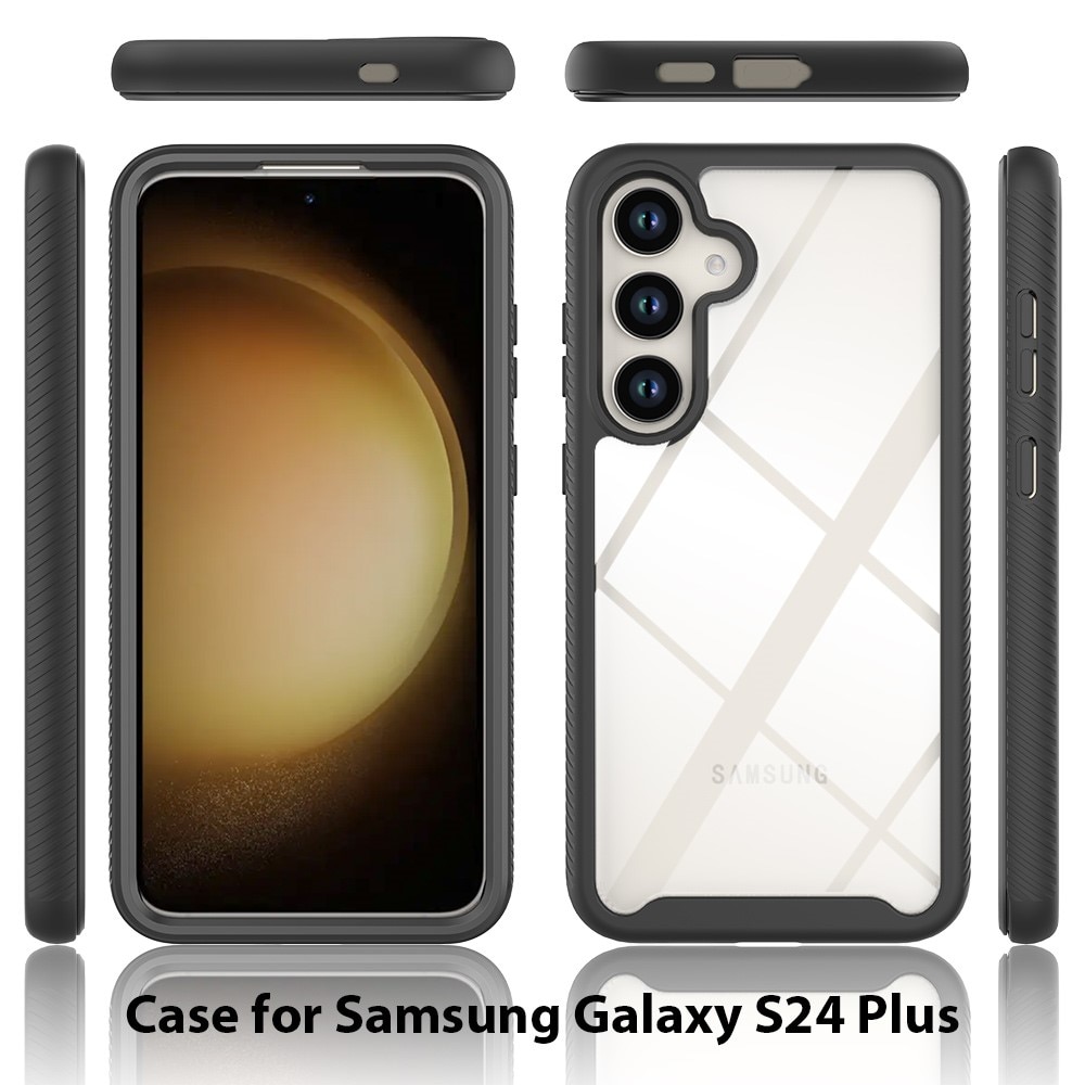 Funda con cobertura total Samsung Galaxy S24 Plus negro
