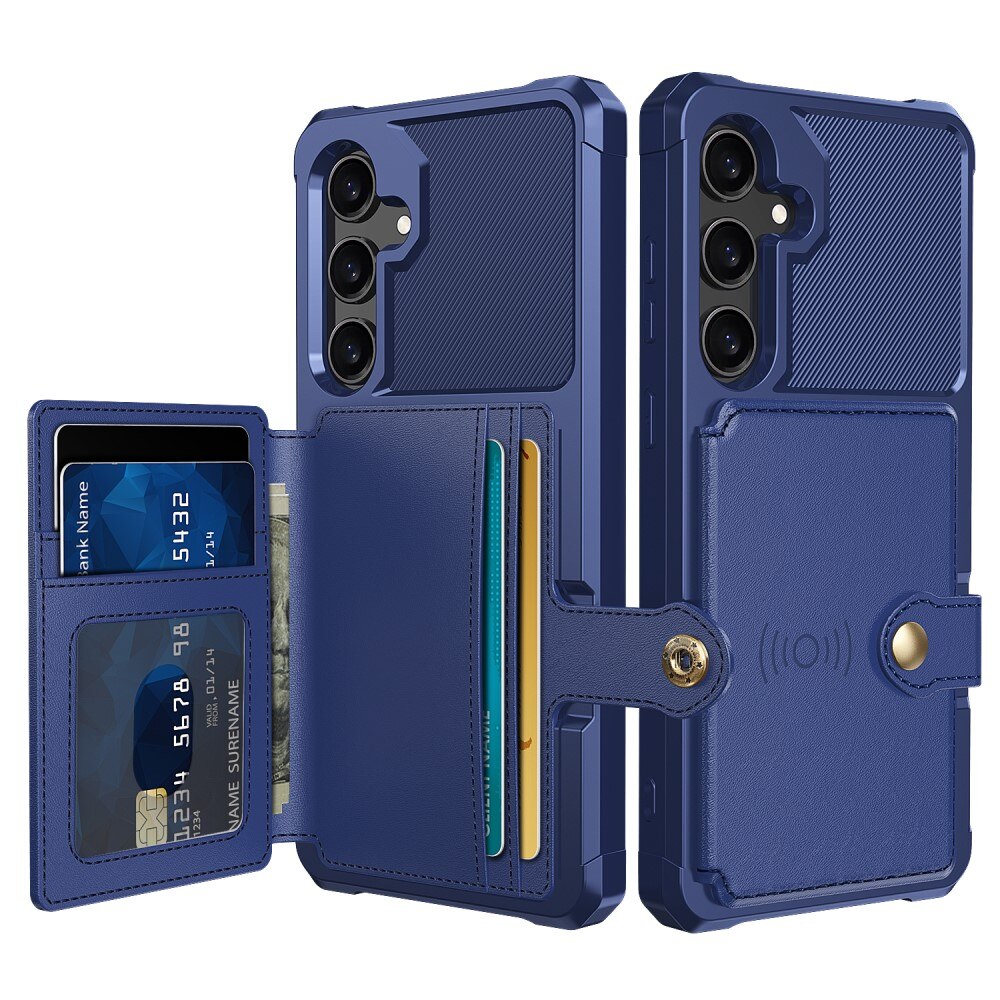 Funda con tarjetero Tough Multi-slot Samsung Galaxy S24 azul