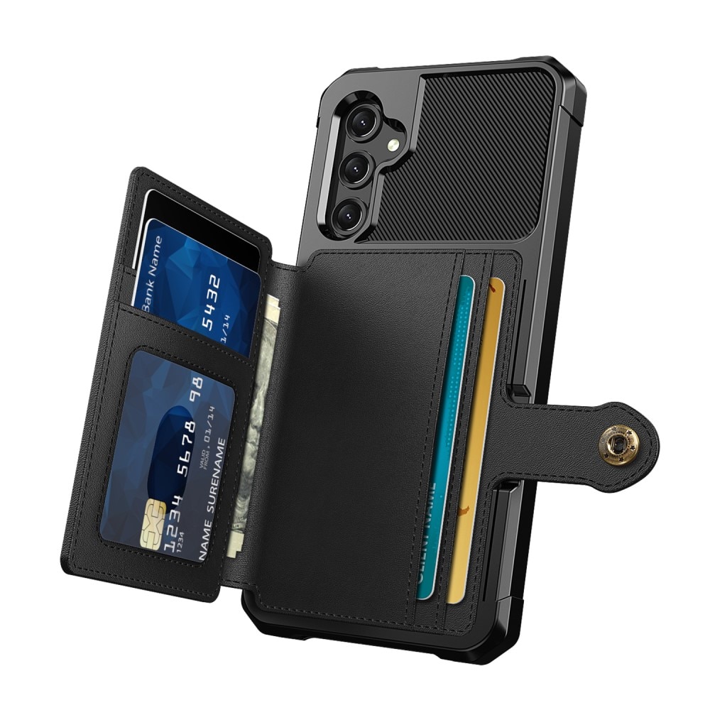 Funda con tarjetero Tough Multi-slot Samsung Galaxy A15 Negro