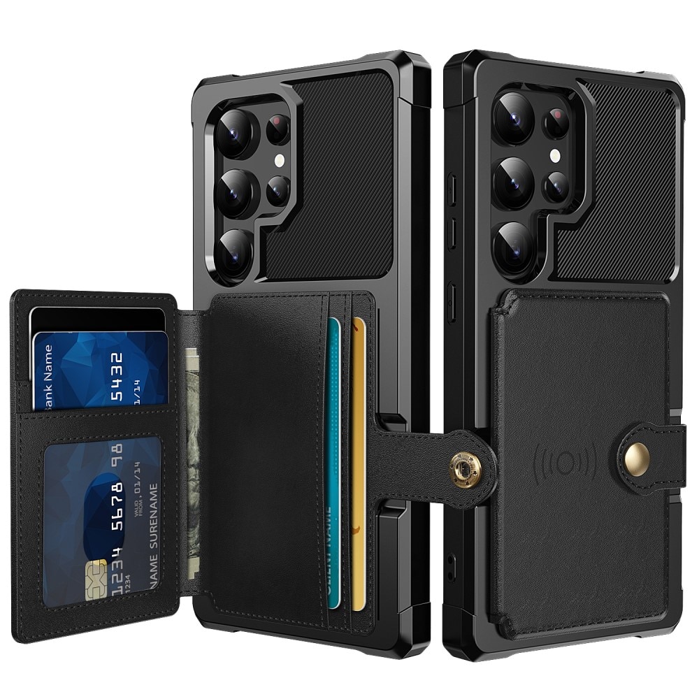 Funda con tarjetero Tough Multi-slot Samsung Galaxy S24 Ultra Negro