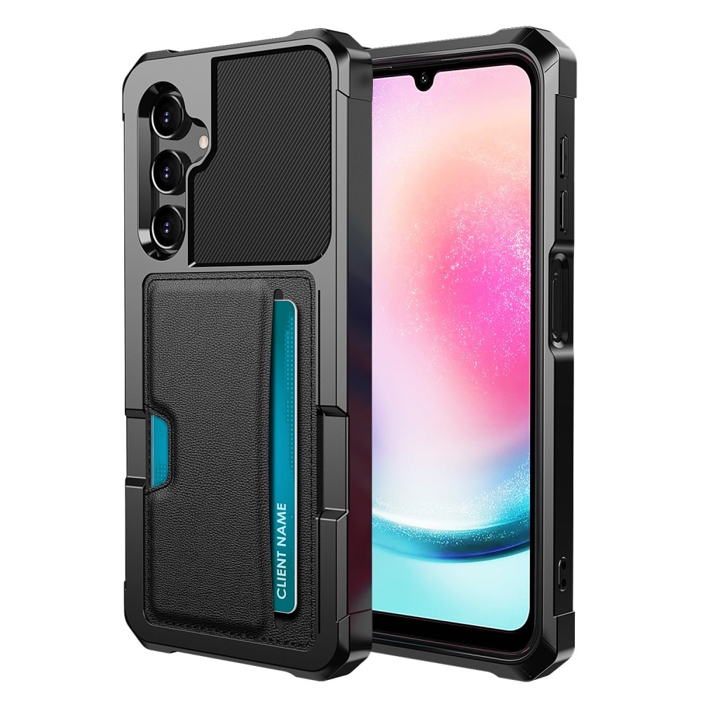 Funda Tough Card Case Samsung Galaxy A15 negro