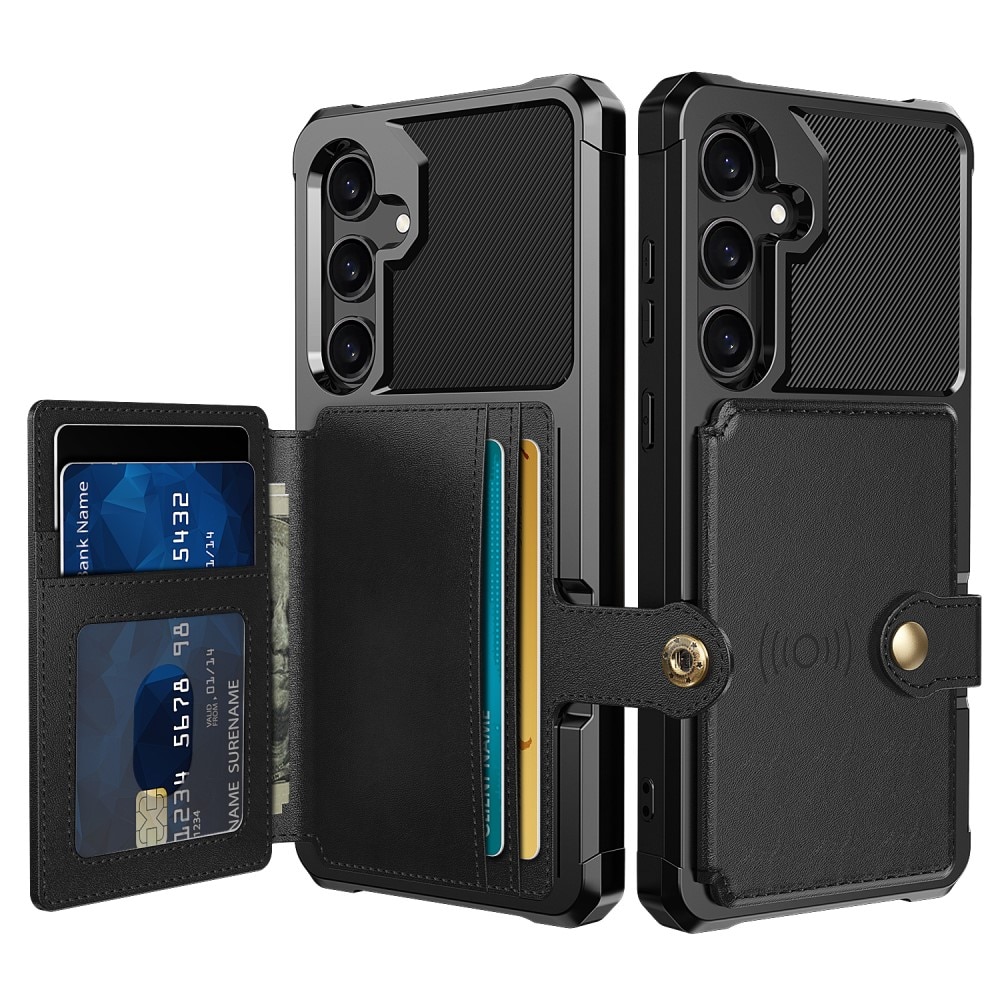 Funda con tarjetero Tough Multi-slot Samsung Galaxy S24 Plus Negro