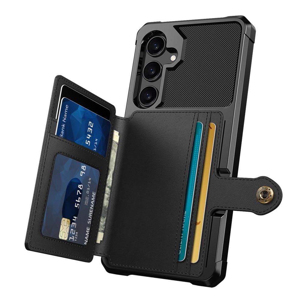 Funda con tarjetero Tough Multi-slot Samsung Galaxy S24 Plus Negro