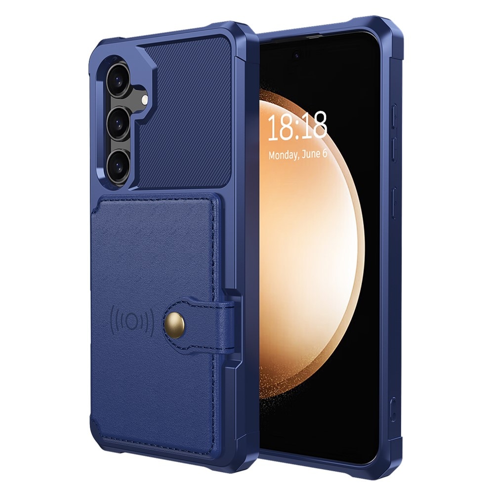 Funda con tarjetero Tough Multi-slot Samsung Galaxy S24 Plus Azul