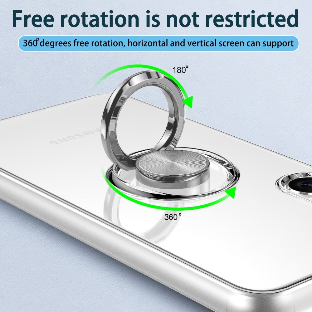 Funda Finger Ring Kickstand Samsung Galaxy S24 Plus transparente