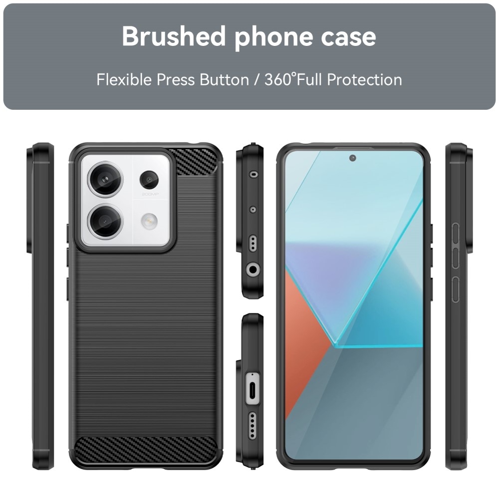 Funda TPU Brushed Xiaomi Redmi Note 13 Pro Black