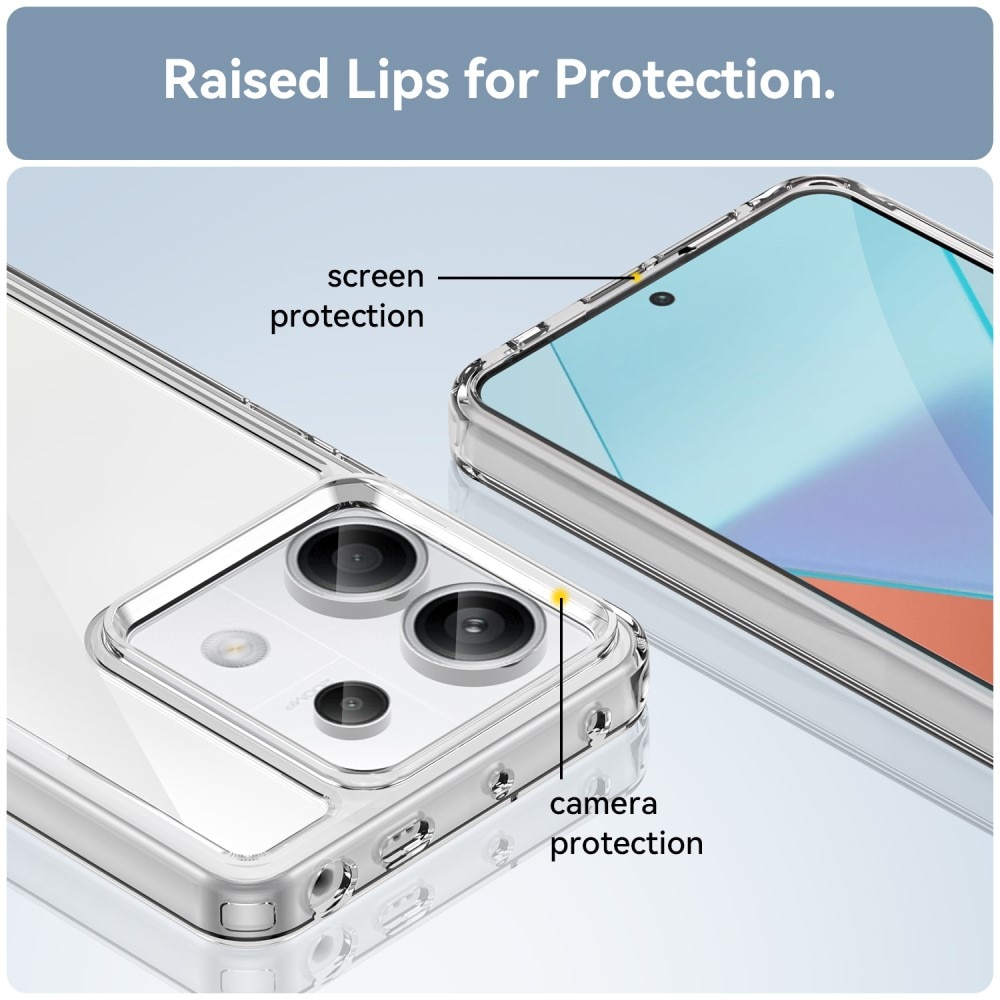 Funda Híbrida Crystal Hybrid Xiaomi Redmi Note 13 Pro 5G transparente