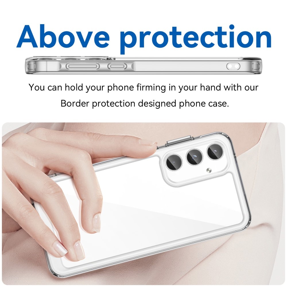 Funda Híbrida Crystal Hybrid Samsung Galaxy A55 transparente