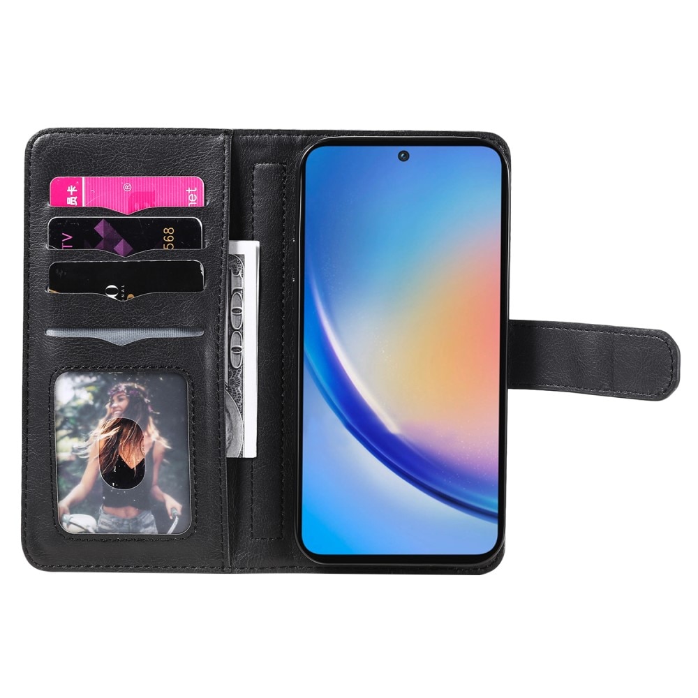 Funda cartera Multi-slot Samsung Galaxy A35, negro