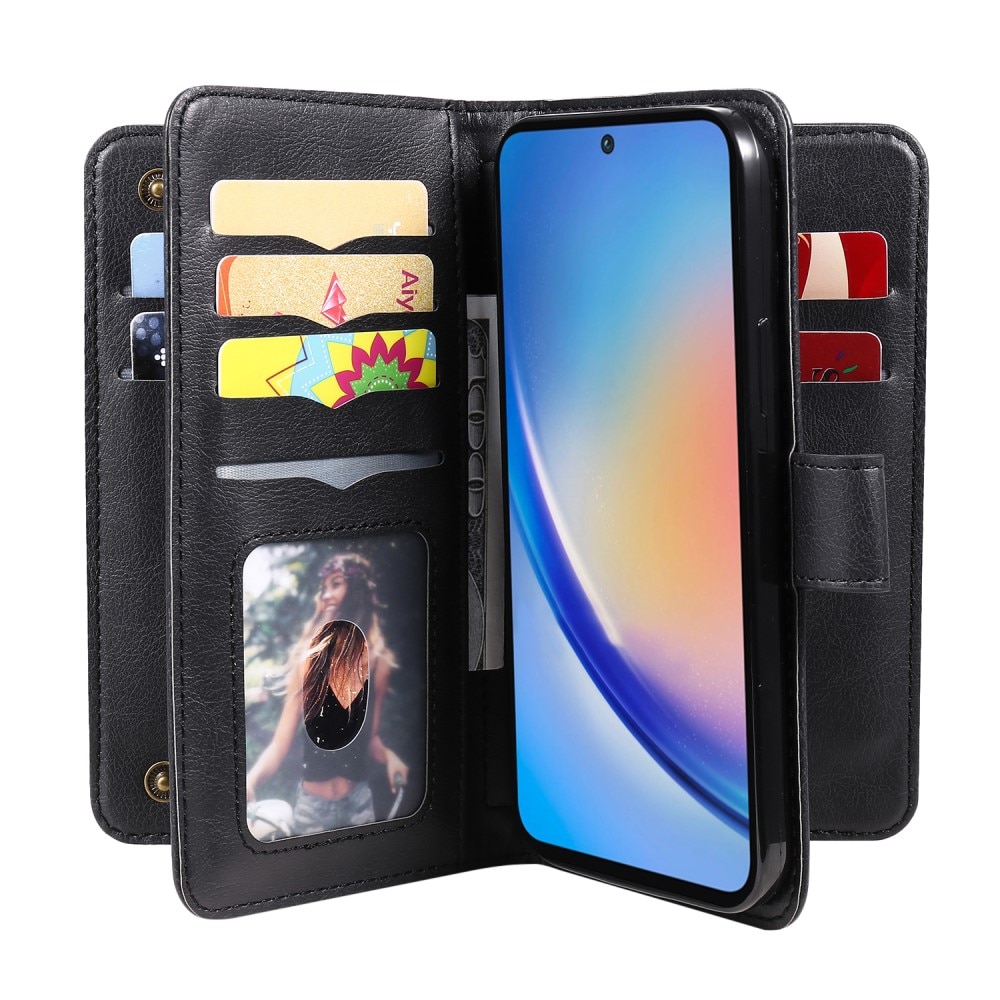 Funda cartera Multi-slot Samsung Galaxy A35, negro