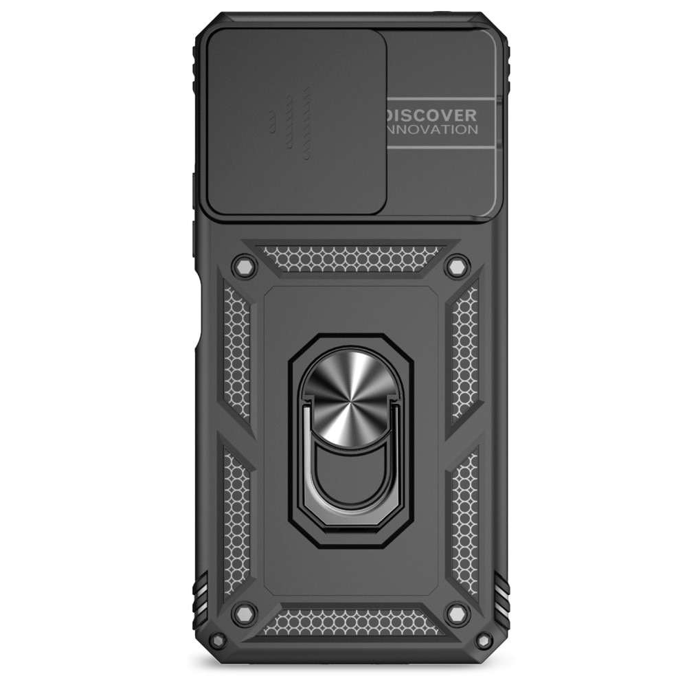 Funda híbrida Ring y Protector Cámara Xiaomi Redmi 13C negro