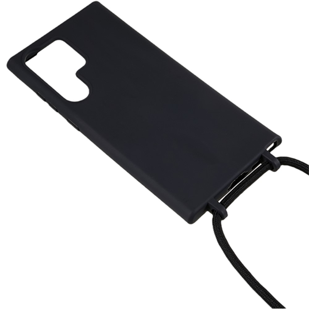 Funda con correa colgante Samsung Galaxy S24 Ultra negro