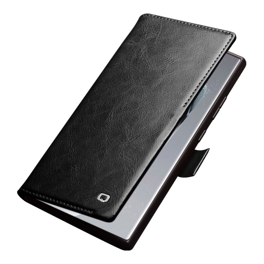 Leather Wallet Case Samsung Galaxy S24 Ultra Black