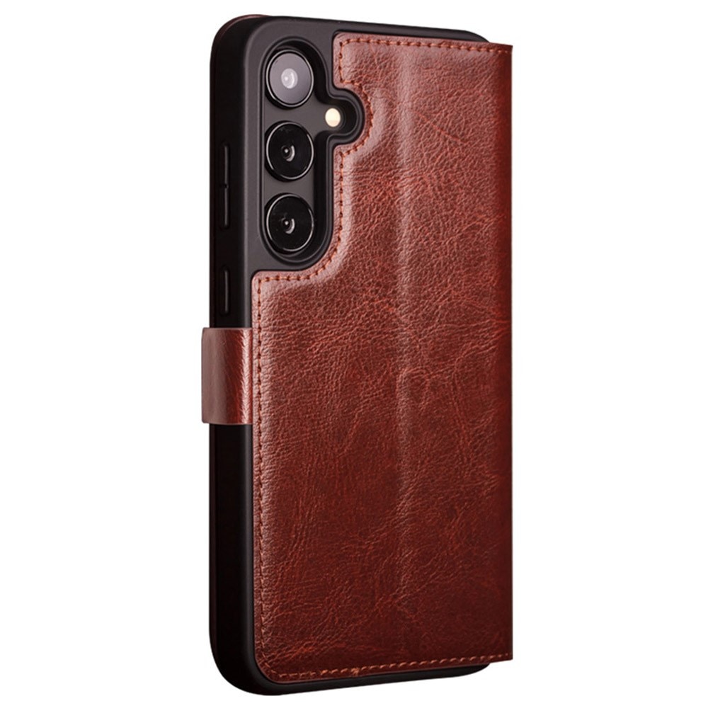 Leather Wallet Case Samsung Galaxy S24 Brown