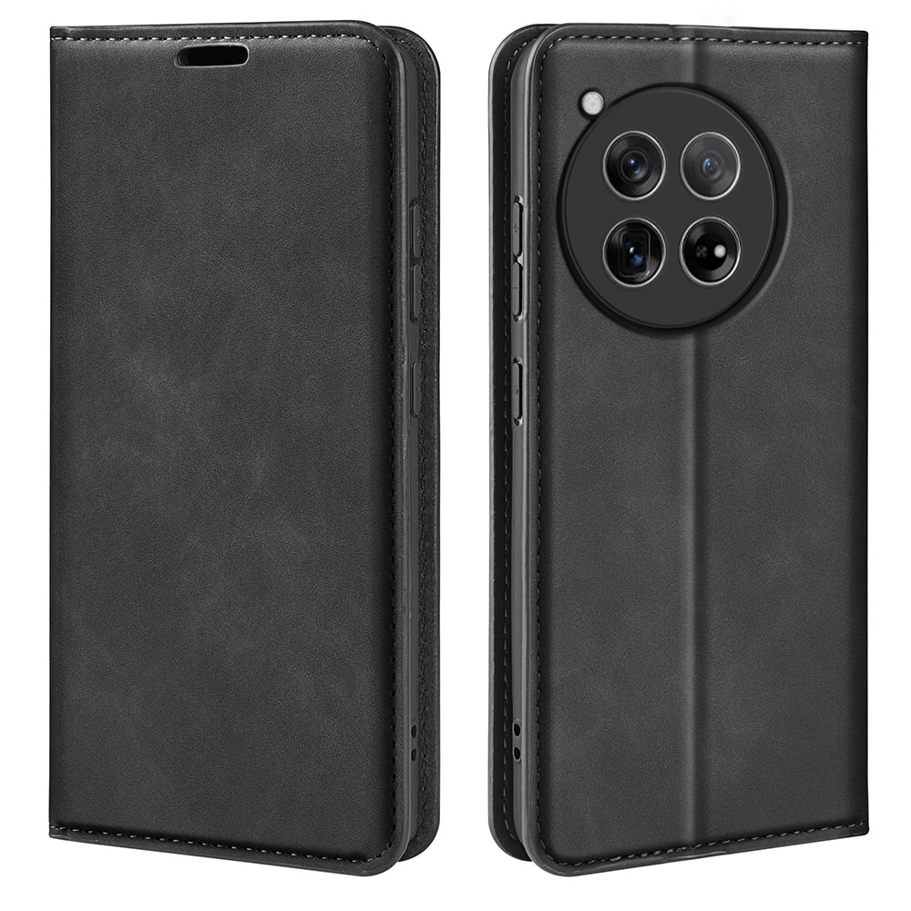 Funda delgada cartera OnePlus 12 negro