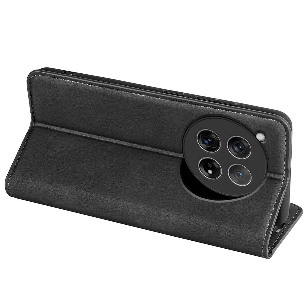 Funda delgada cartera OnePlus 12 negro