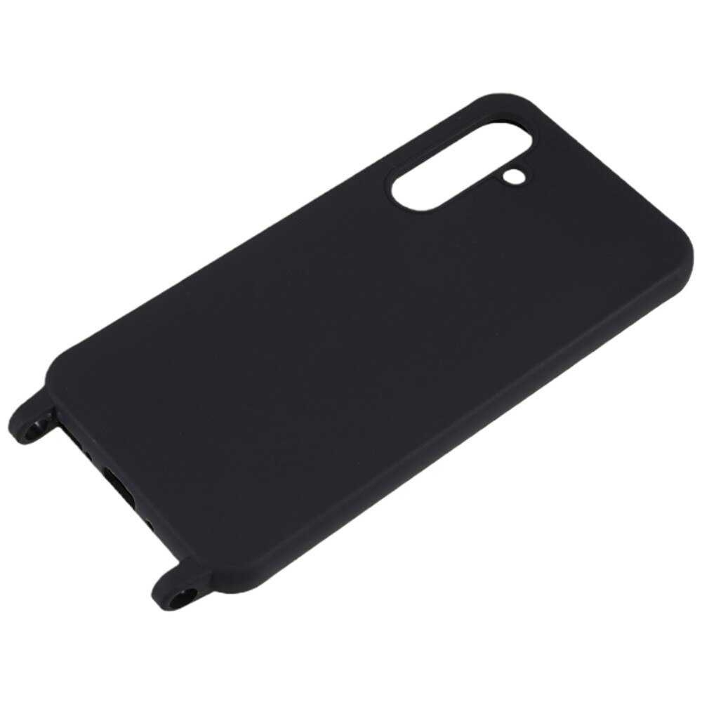 Funda con correa colgante Samsung Galaxy A15 negro