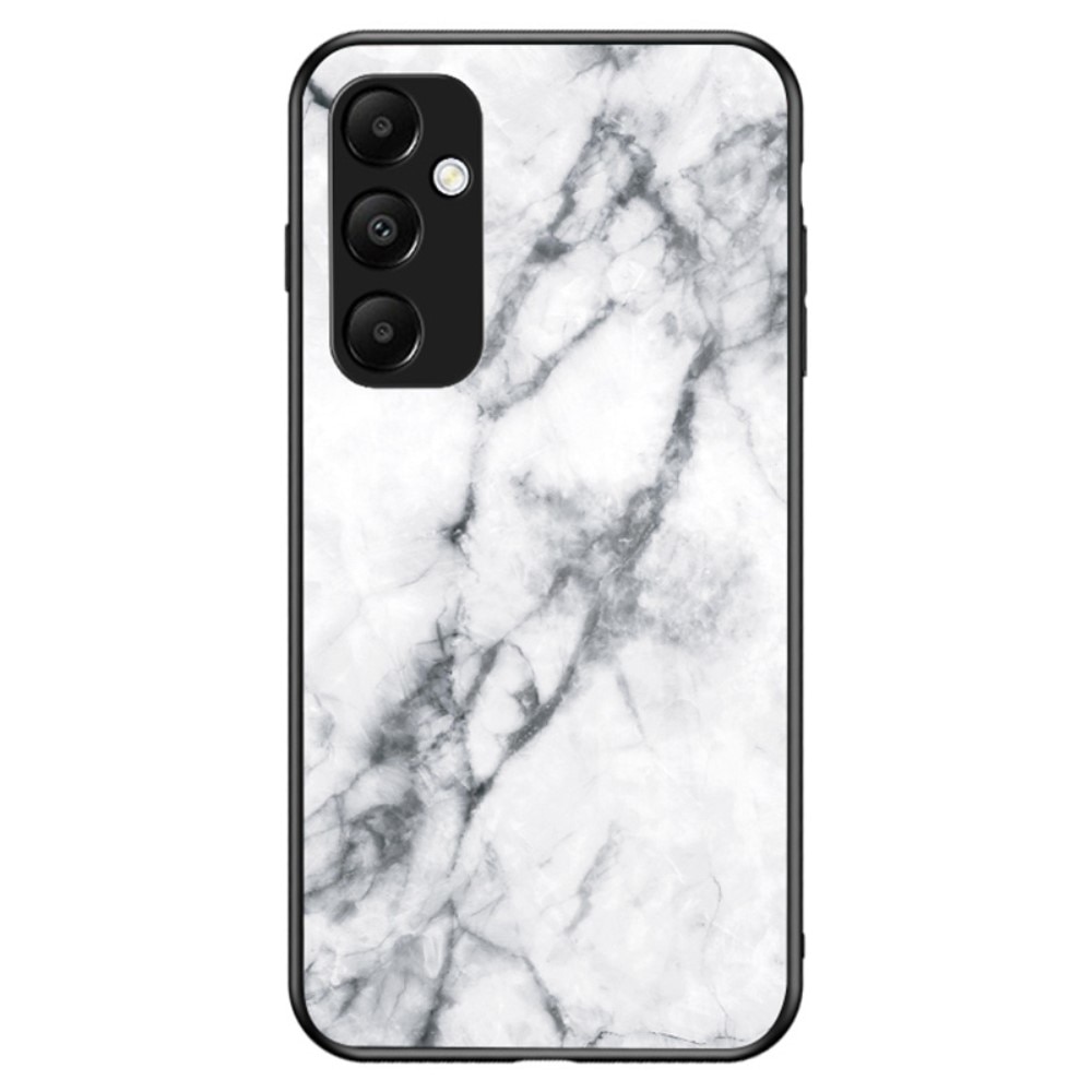 Funda vidrio templado Samsung Galaxy S25 mármol blanco