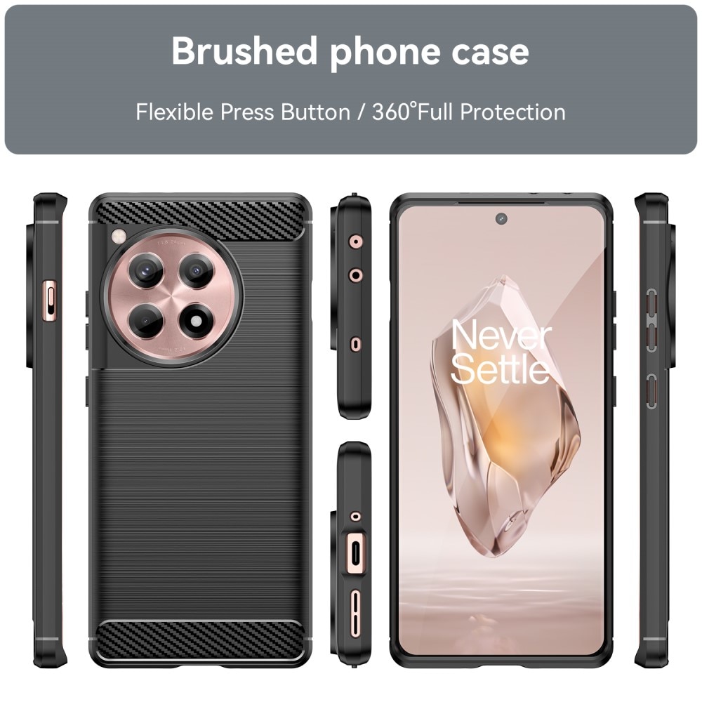 Funda TPU Brushed OnePlus 12R Black