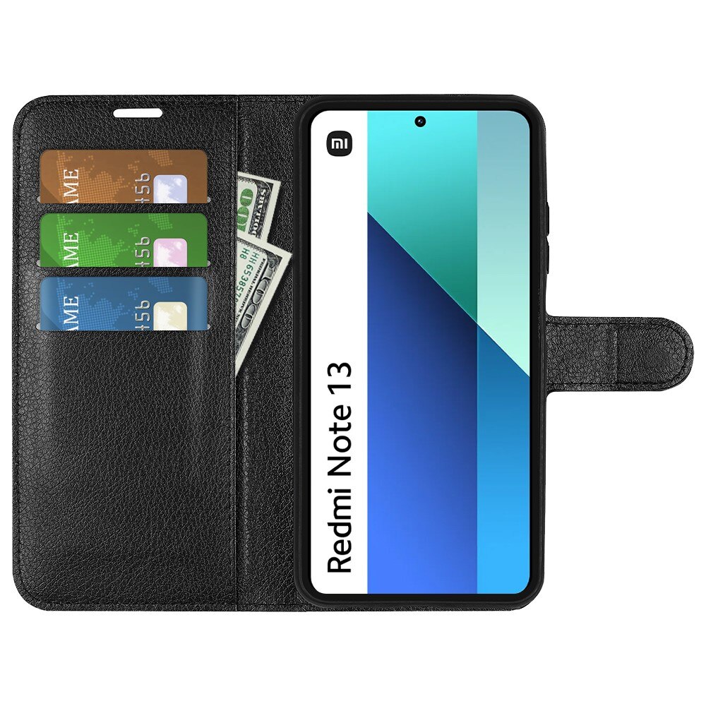 Funda cartera Xiaomi Redmi Note 13 4G Negro