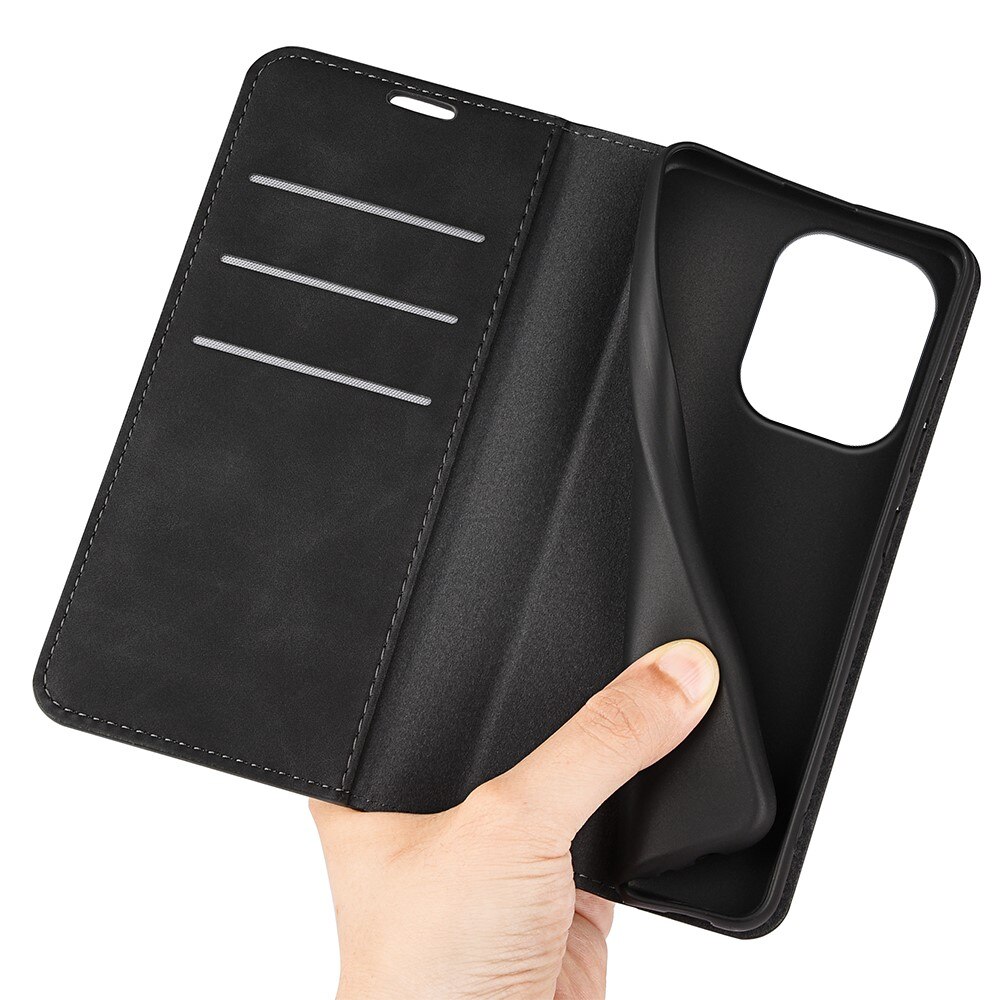 Funda delgada cartera Xiaomi Redmi Note 13 4G Negro
