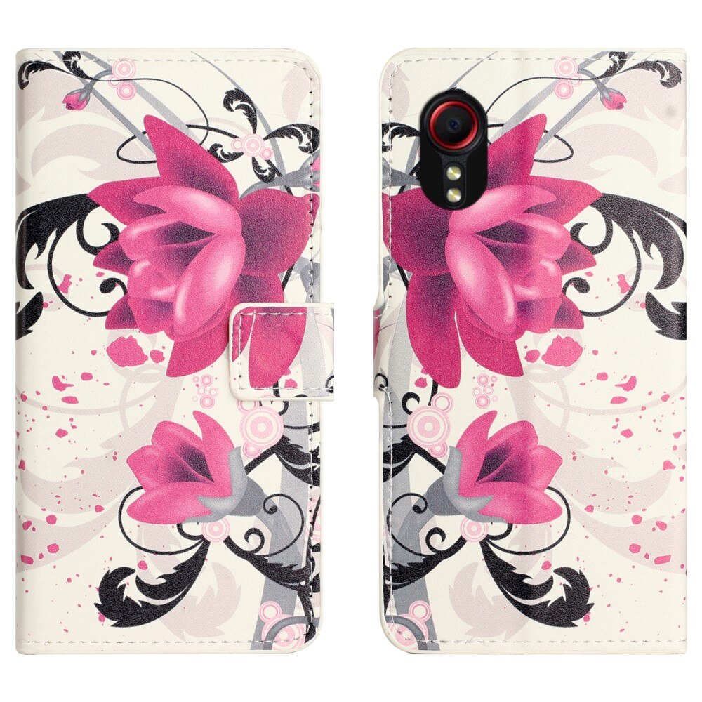 Cartera Samsung Galaxy Xcover 7 Flowers