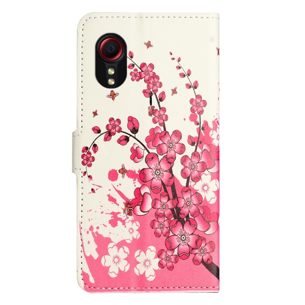 Cartera Samsung Galaxy Xcover 7 flores de cerezo