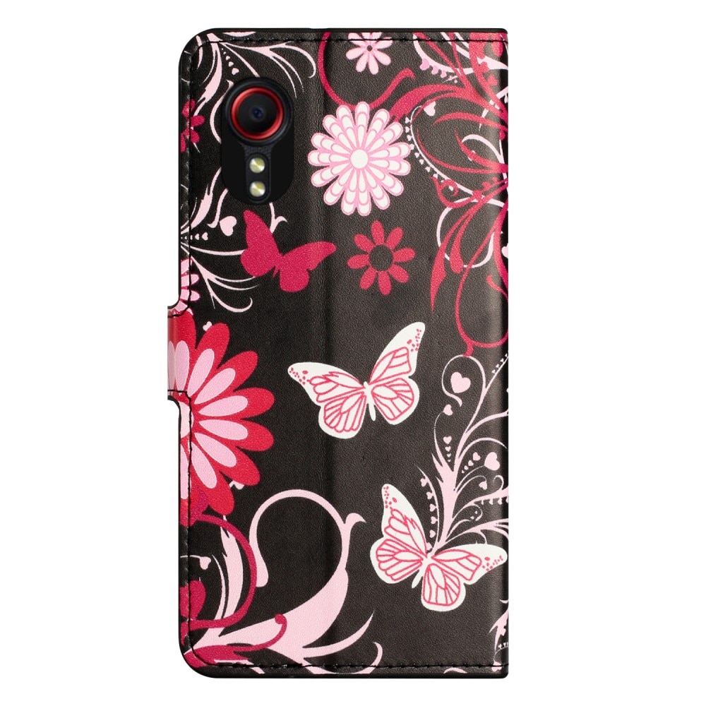 Cartera Samsung Galaxy Xcover 7 Mariposa negra