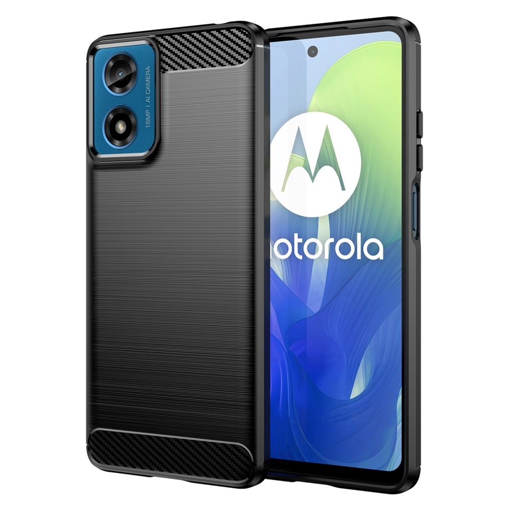 Funda TPU Brushed Motorola Moto G24 Black