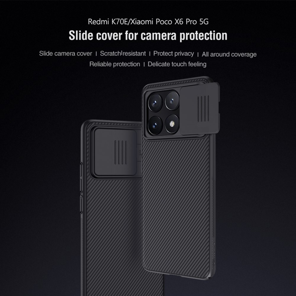 Funda CamShield Xiaomi Poco X6 Pro Negro