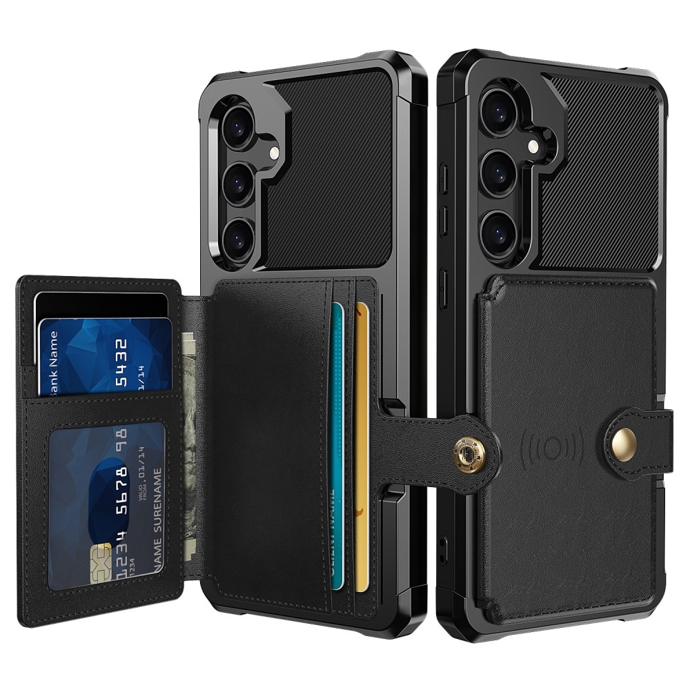 Funda con tarjetero Tough Multi-slot Samsung Galaxy S24 FE Negro