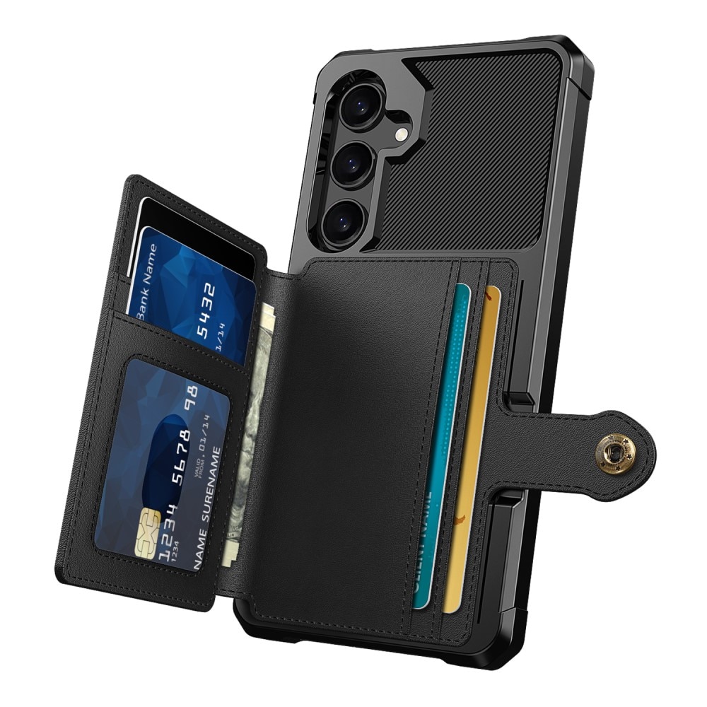 Funda con tarjetero Tough Multi-slot Samsung Galaxy S24 FE Negro