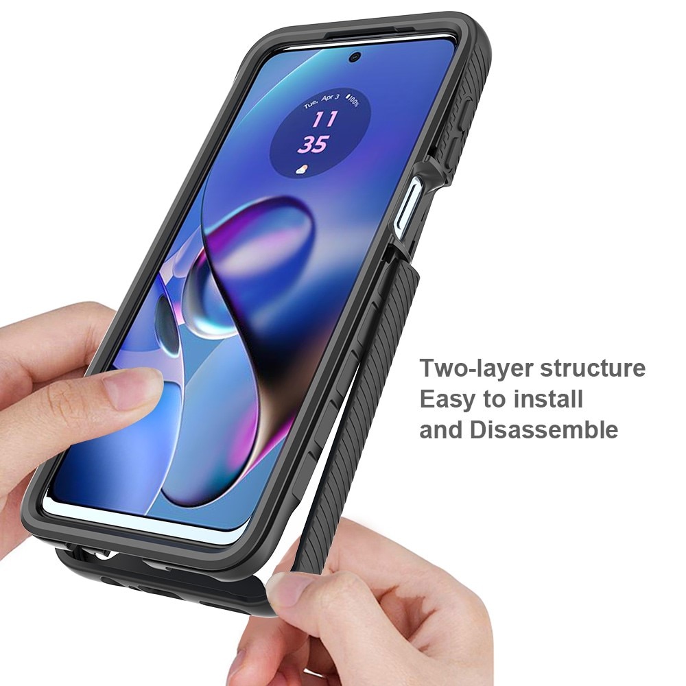 Funda Full Protection Motorola Moto G54 Negro