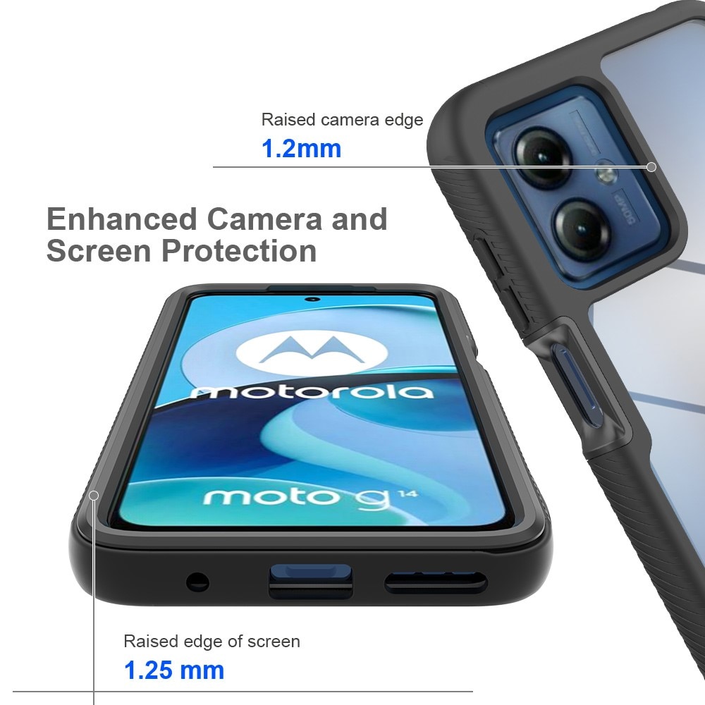 Funda Full Protection Motorola Moto G54 Negro