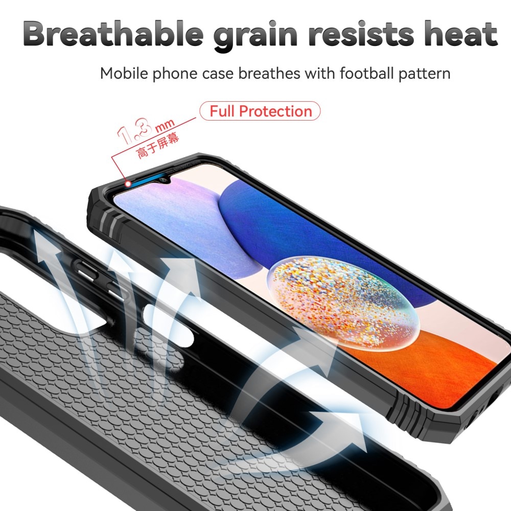 Funda híbrida Ring y Protector Cámara Samsung Galaxy A35 Negro