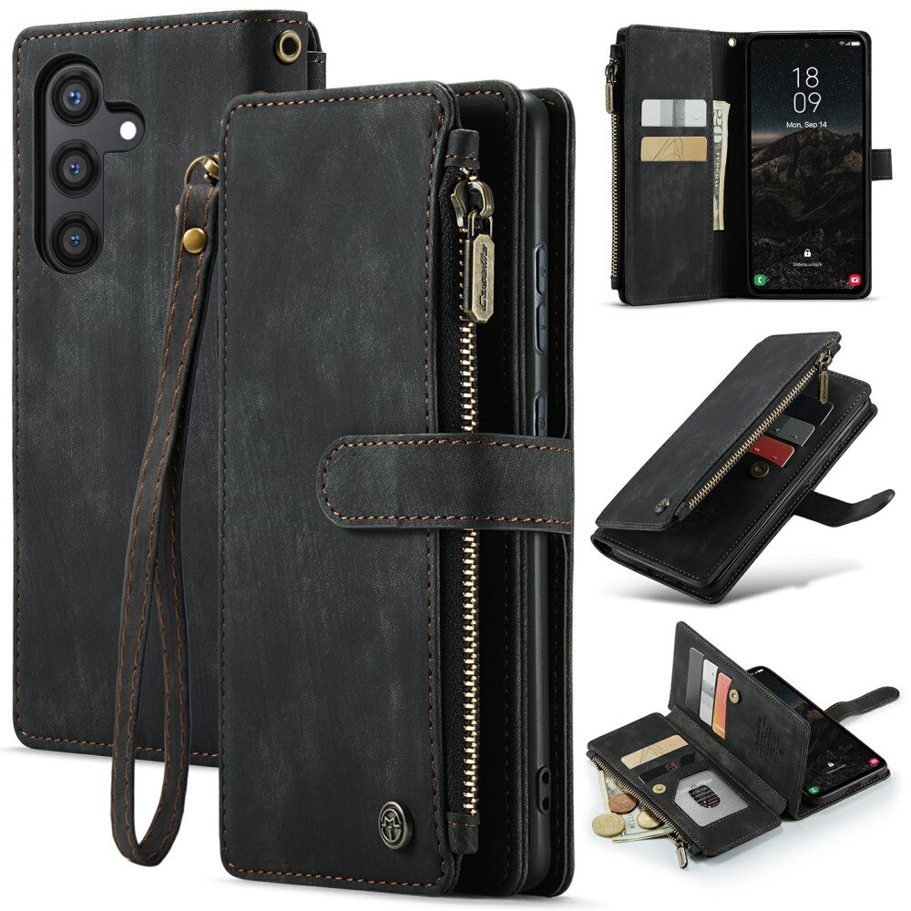 Cartera Zipper Samsung Galaxy S24 negro