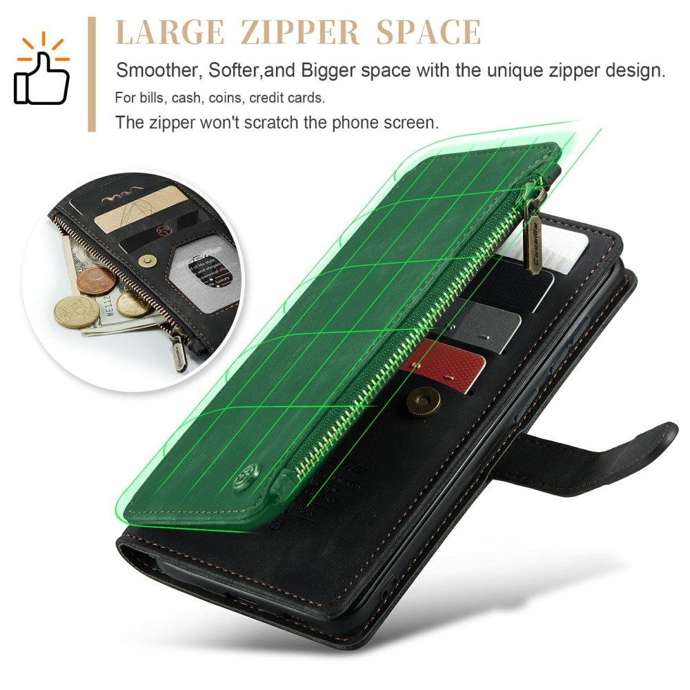 Cartera Zipper Samsung Galaxy S24 Plus Negro