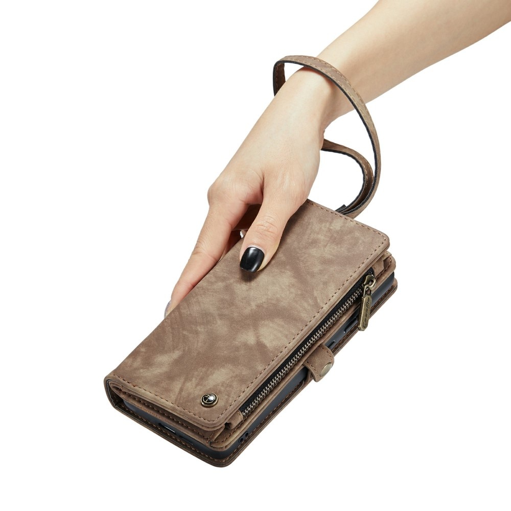 Cartera Multi-Slot Samsung Galaxy S24 Marrón