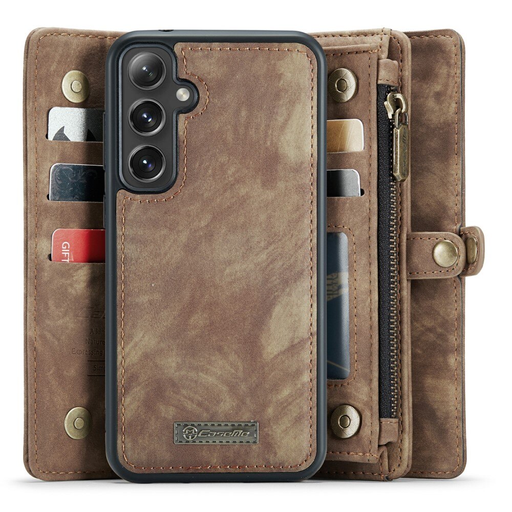 Cartera Multi-Slot Samsung Galaxy S24 Plus Marrón