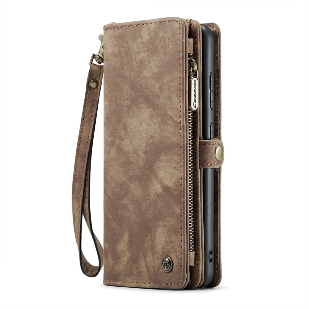 Cartera Multi-Slot Samsung Galaxy S24 Plus Marrón