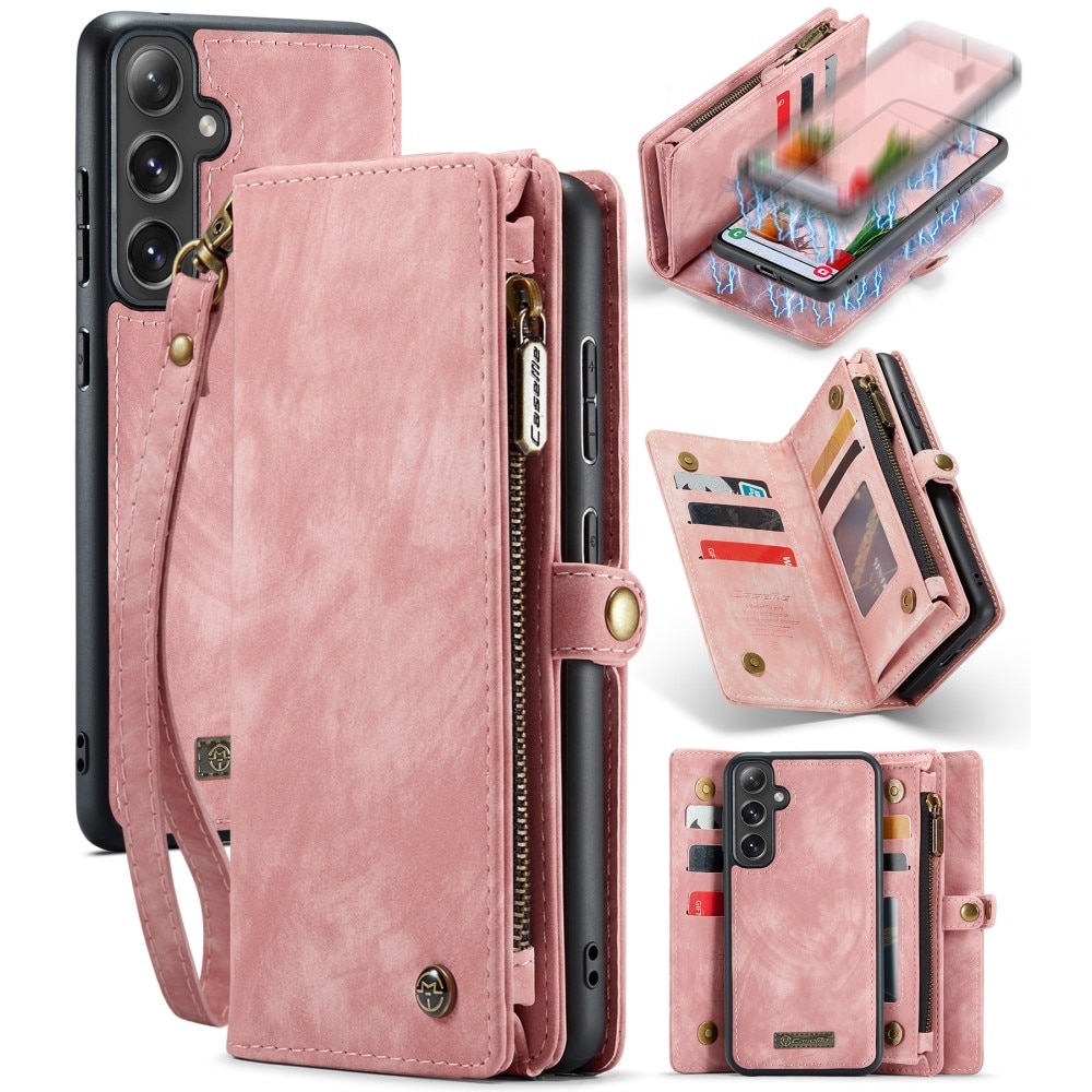 Cartera Multi-Slot Samsung Galaxy S24 Plus Rosa