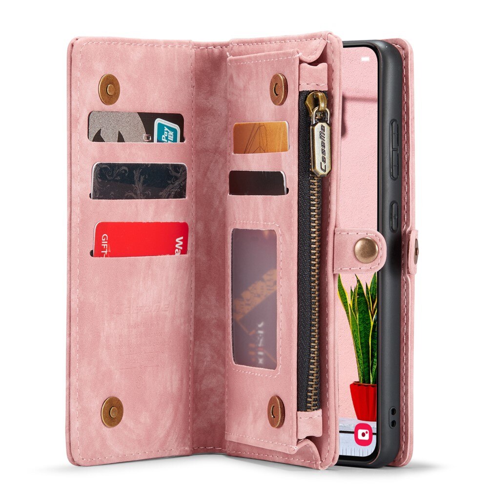 Cartera Multi-Slot Samsung Galaxy S24 Plus rosado